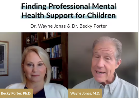 Finding Professional Mental Health Support for Children
