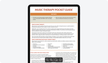 Music Therapy Pocket Guide